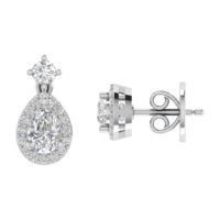 Solenne Cascade Diamond Earrings - Thumbnail Image 5