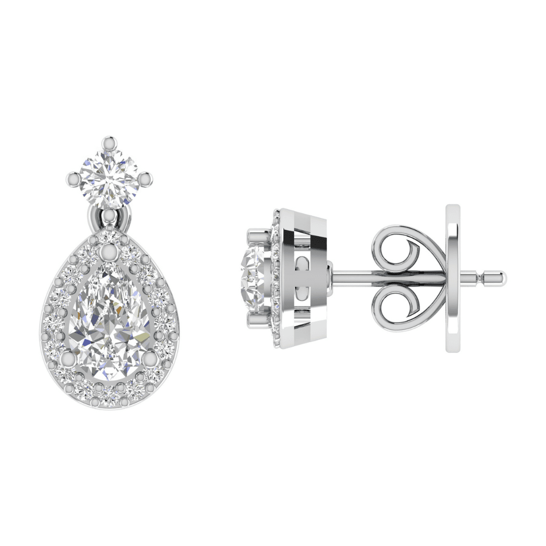 Solenne Cascade Diamond Earrings - Image 5
