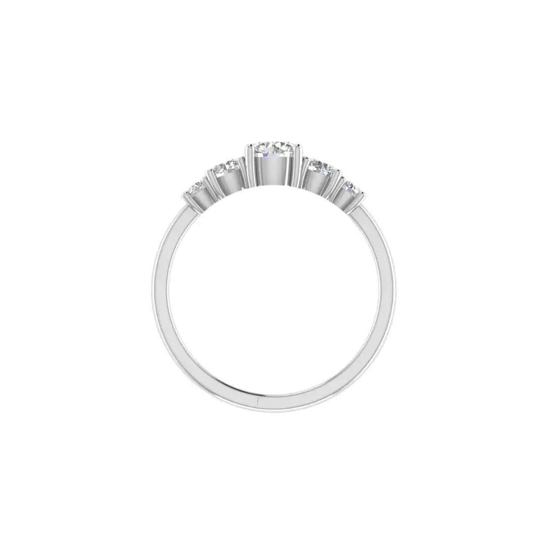Five Stone Diamond Ring - Image 7