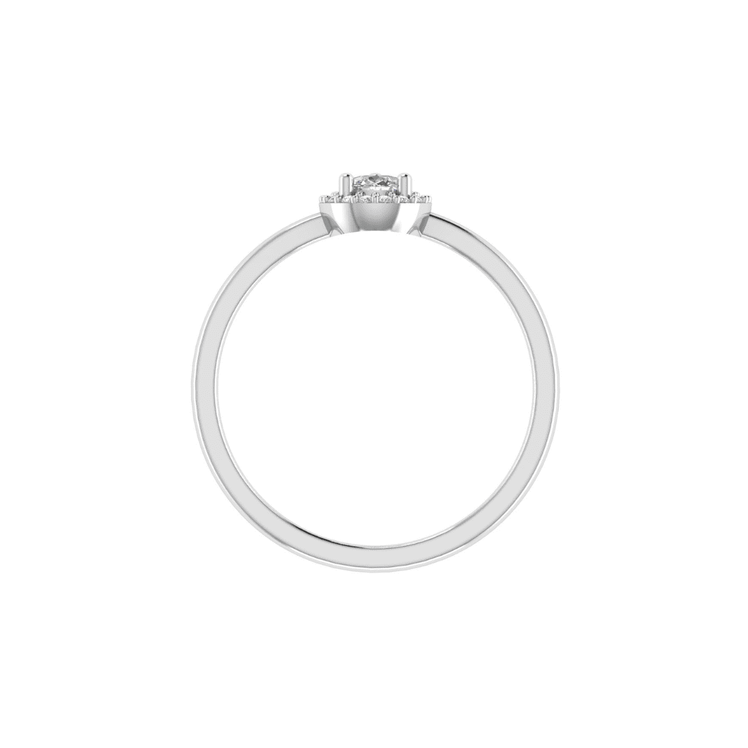 Virelia Halo Diamond Ring - Image 6