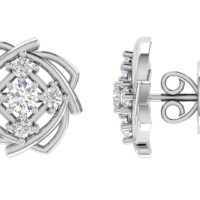 Eternal Bloom Diamond Earrings - Thumbnail Image 5