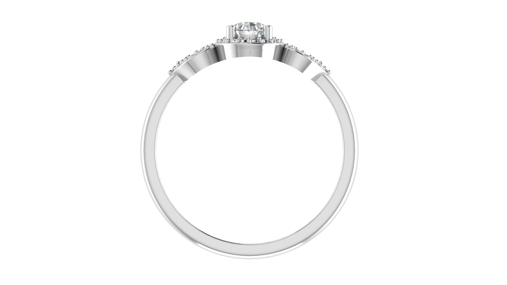 Elegant Three Stone Diamond Ring - Image 7