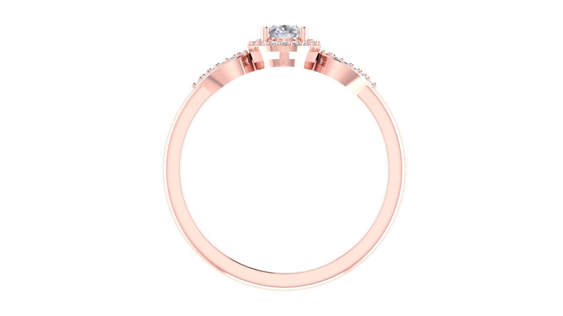 Floral Diamond Ring - Image 9