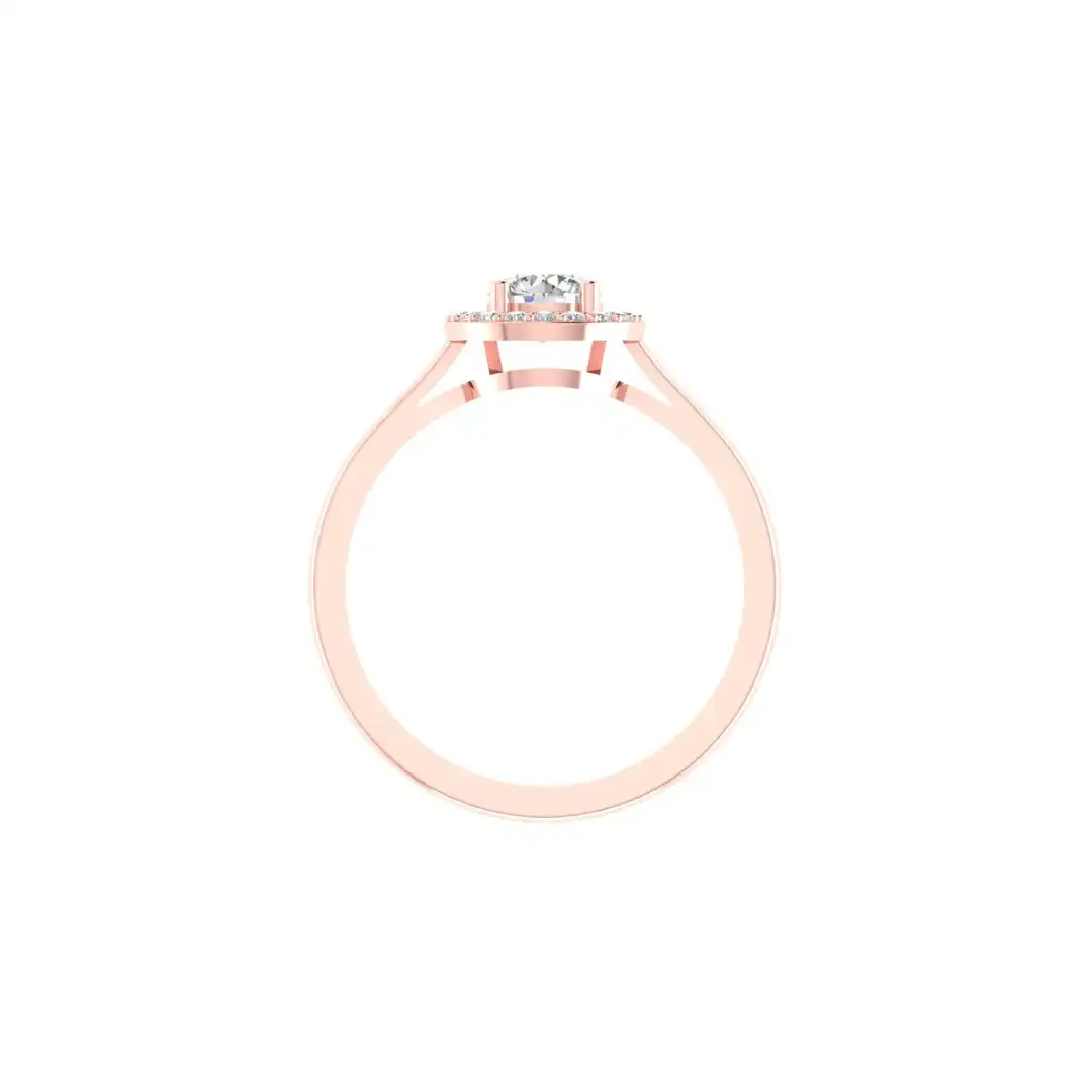 Circle Sparkle Diamond Ring - Image 9