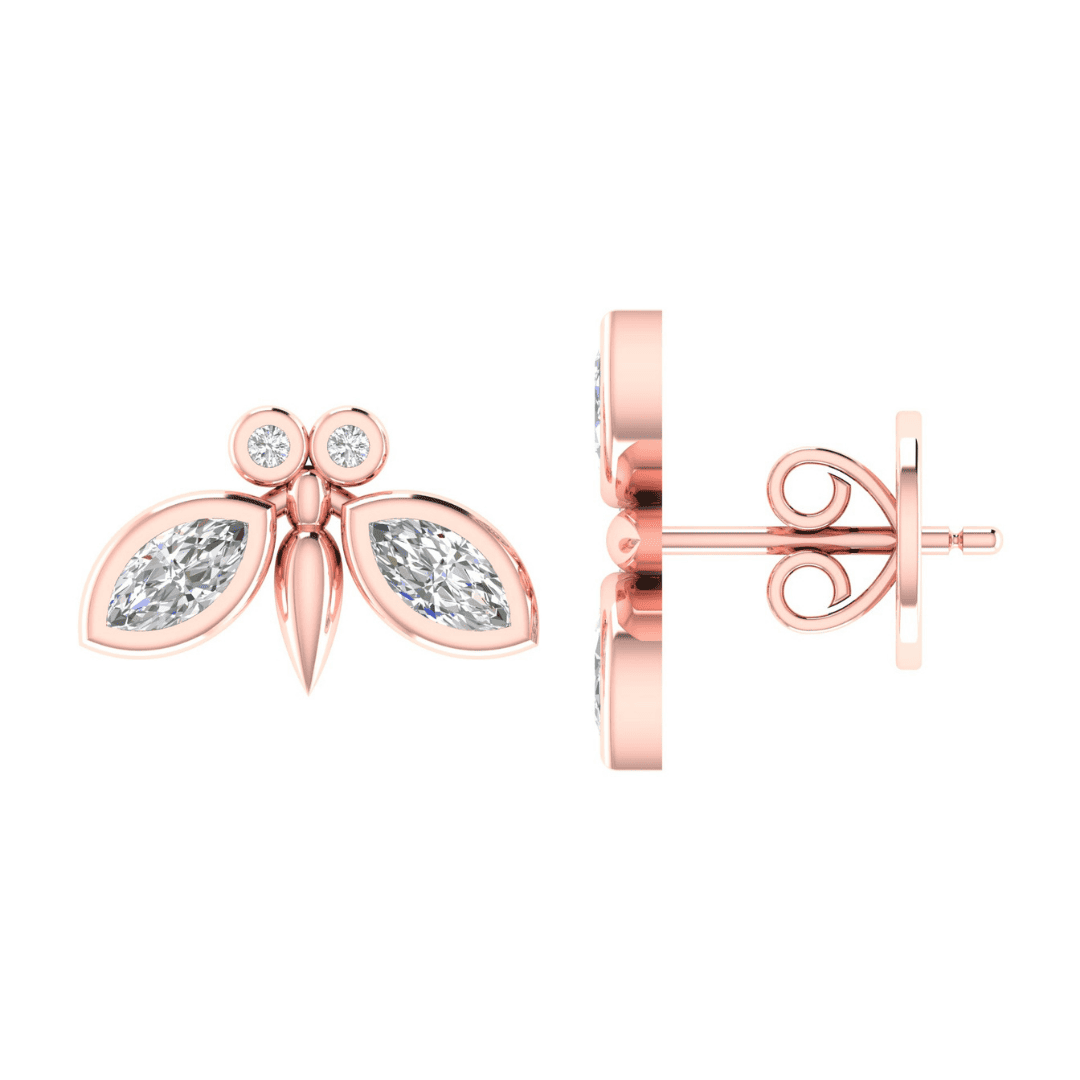 Lunavelle Diamond Earrings - Image 3
