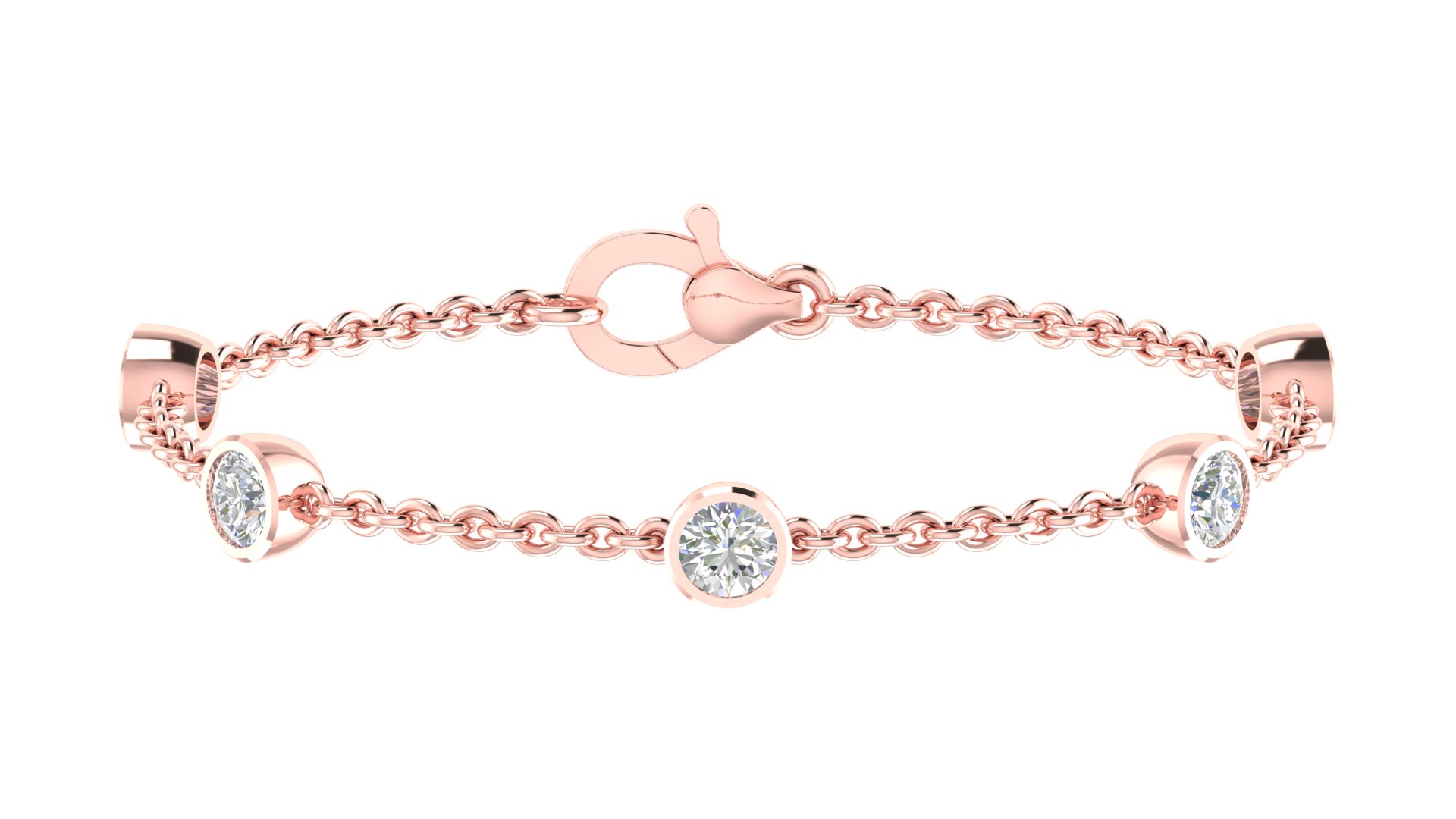 Aurevia Trio Diamond Bracelet - Image 4