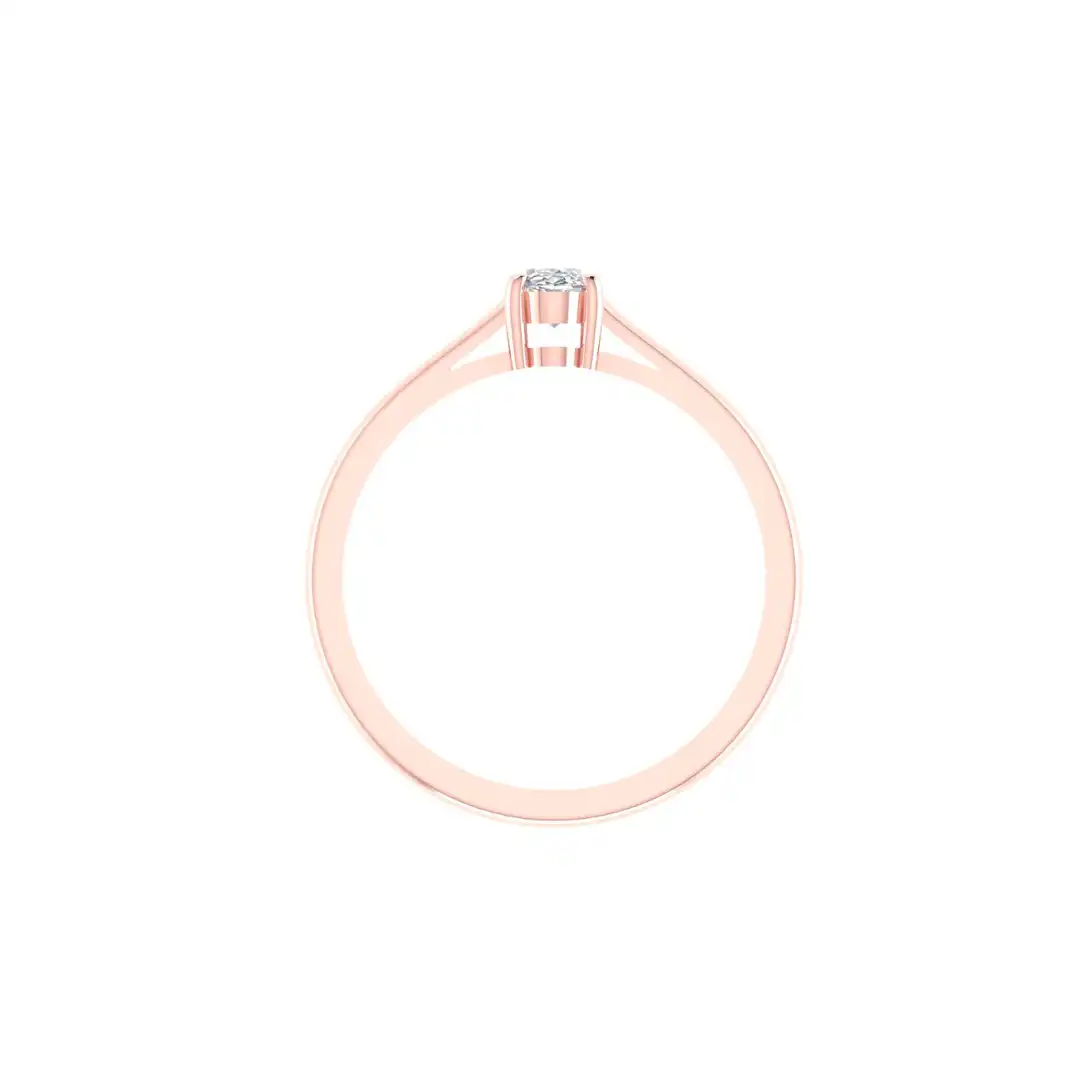 Orlienne Oval Diamond Ring - Image 9