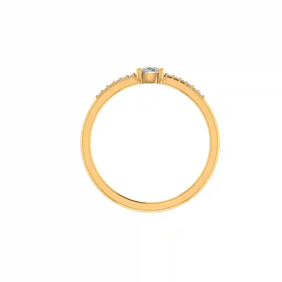Elaris Pear Diamond Ring - Image 3