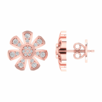 Marivelle Flora Diamond Earrings - Thumbnail Image 7
