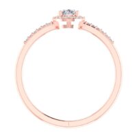 Classic Halo Diamond Ring - Thumbnail Image 8