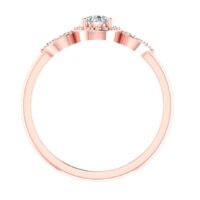 Elegant Three Stone Diamond Ring - Thumbnail Image 10