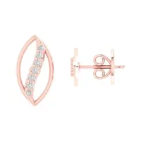 Avelisse Arc Diamond Earrings - Thumbnail Image 7