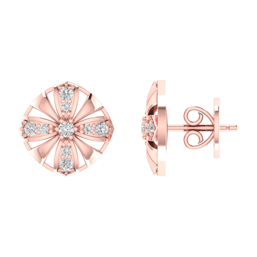 Elarisse Meridian Diamond Earrings - Image 7