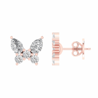 Seraphine Flutter Diamond Earrings - Thumbnail Image 7