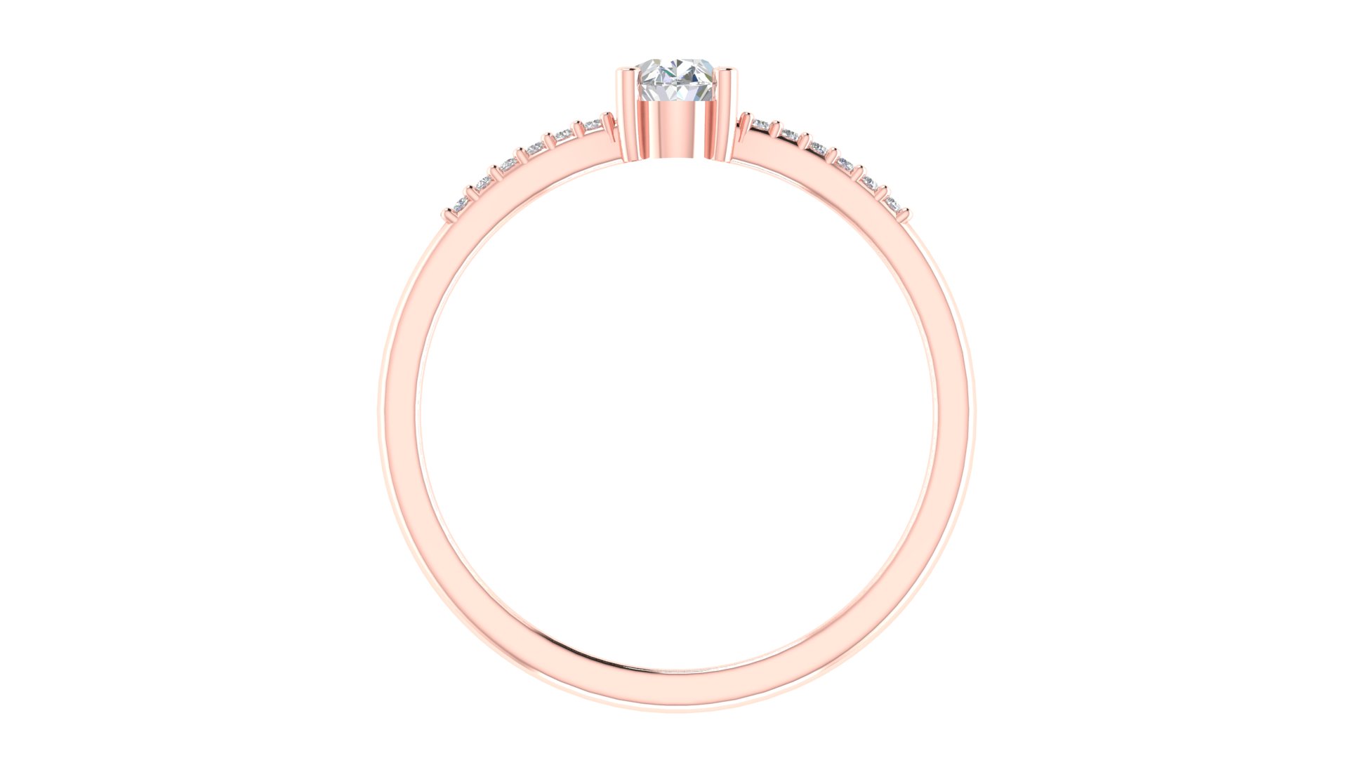 Classic Solitaire Diamond Ring - Image 9