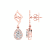 Seraphine Drift Diamond Earrings - Thumbnail Image 7