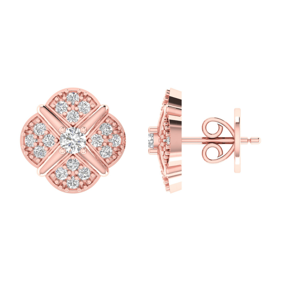 Calithra Crosslight Diamond Earrings - Image 7
