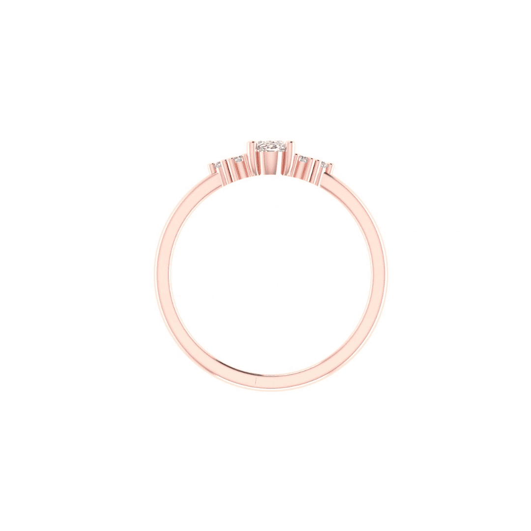 Side Sparkle Diamond Ring - Image 9