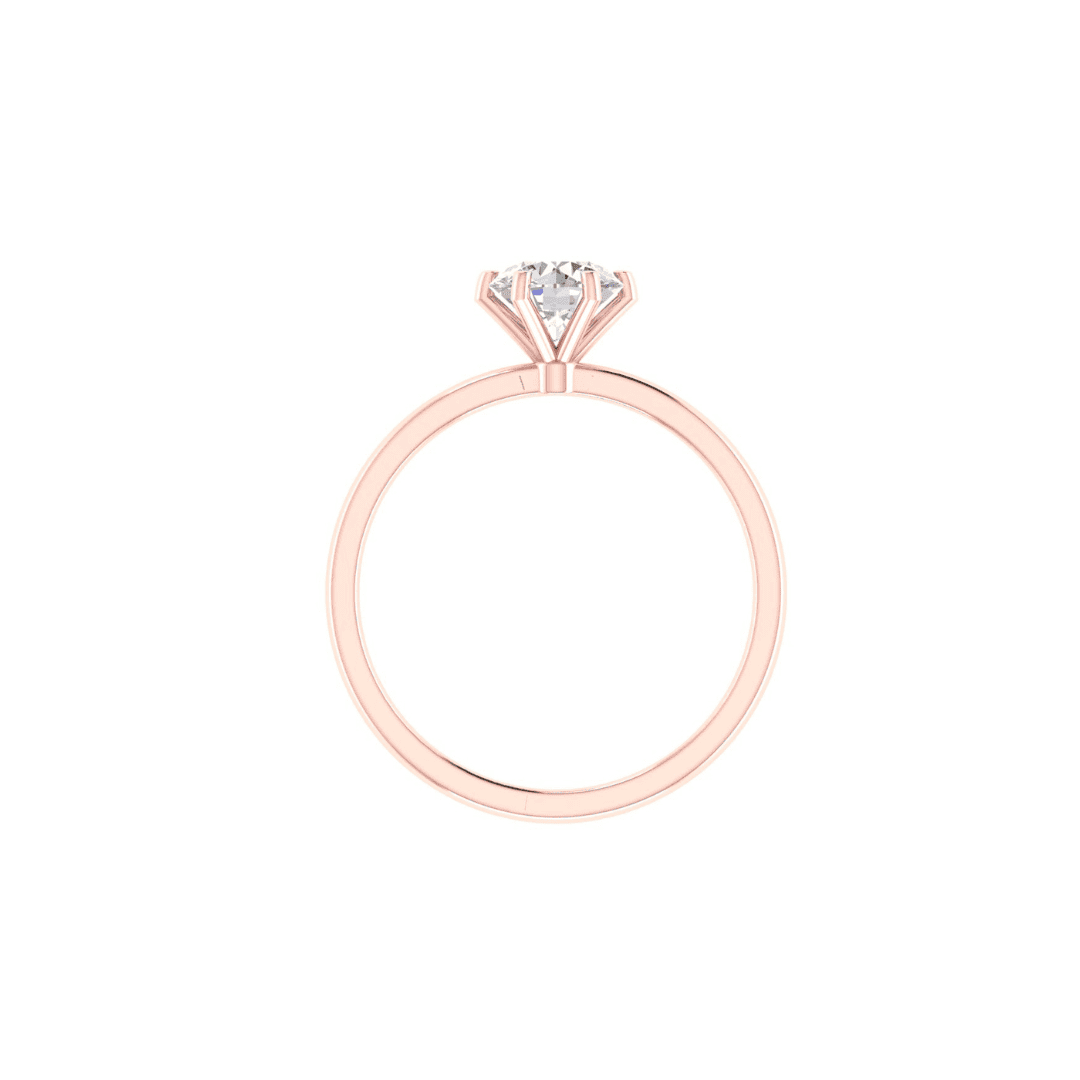 Elvara Solitaire Diamond Ring - Image 8