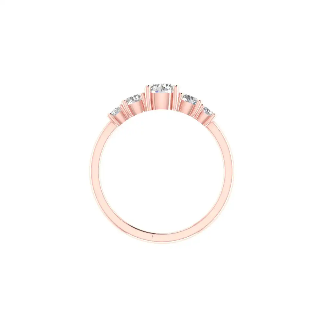 Five Stone Diamond Ring - Image 6