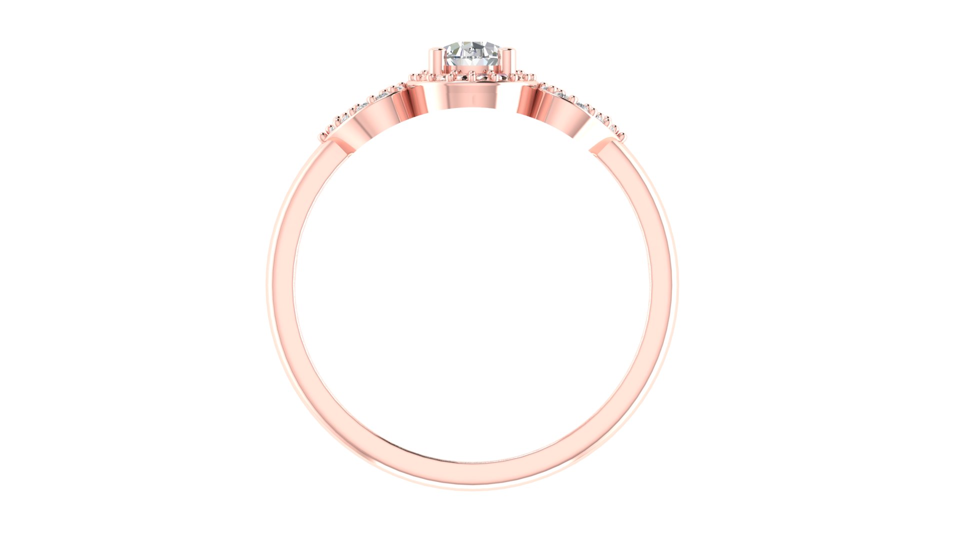 Elegant Three Stone Diamond Ring - Image 10