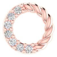 Veloura Twist Diamond Earrings - Thumbnail Image 6