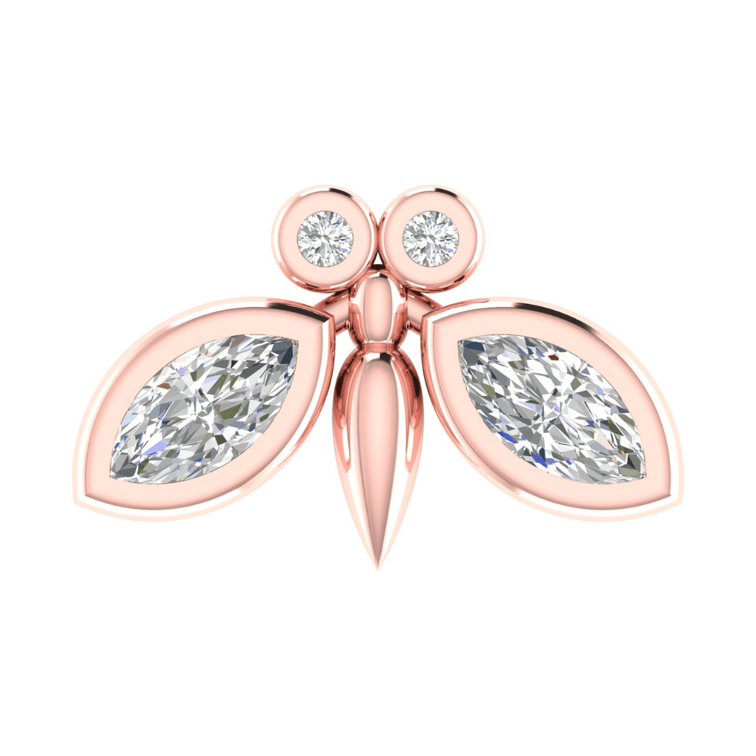 Lunavelle Diamond Earrings - Image 4