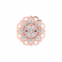 Zarielle Mandala Diamond Earrings - Thumbnail Image 6