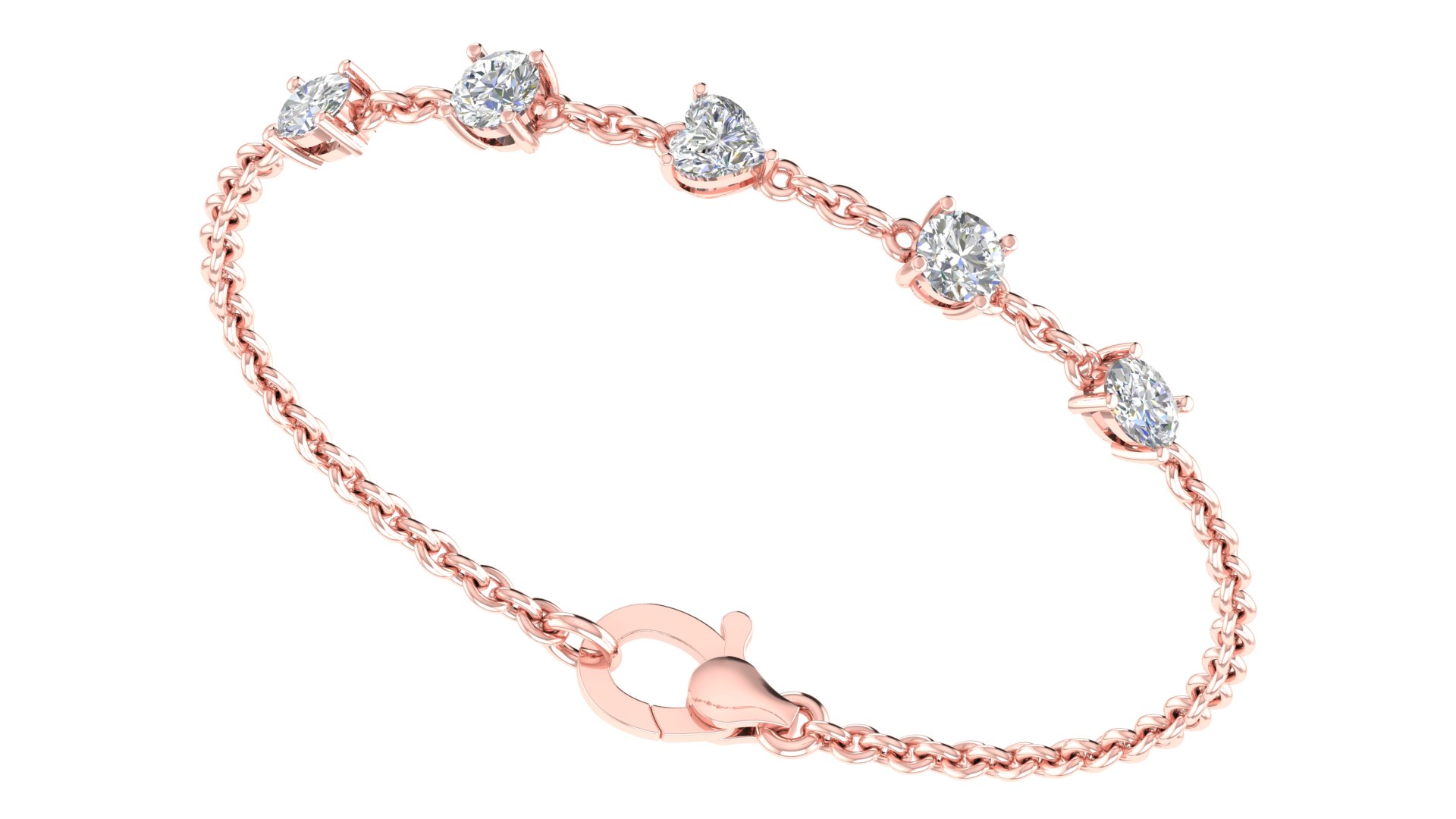 Celestine Five Diamond Bracelet - Image 5