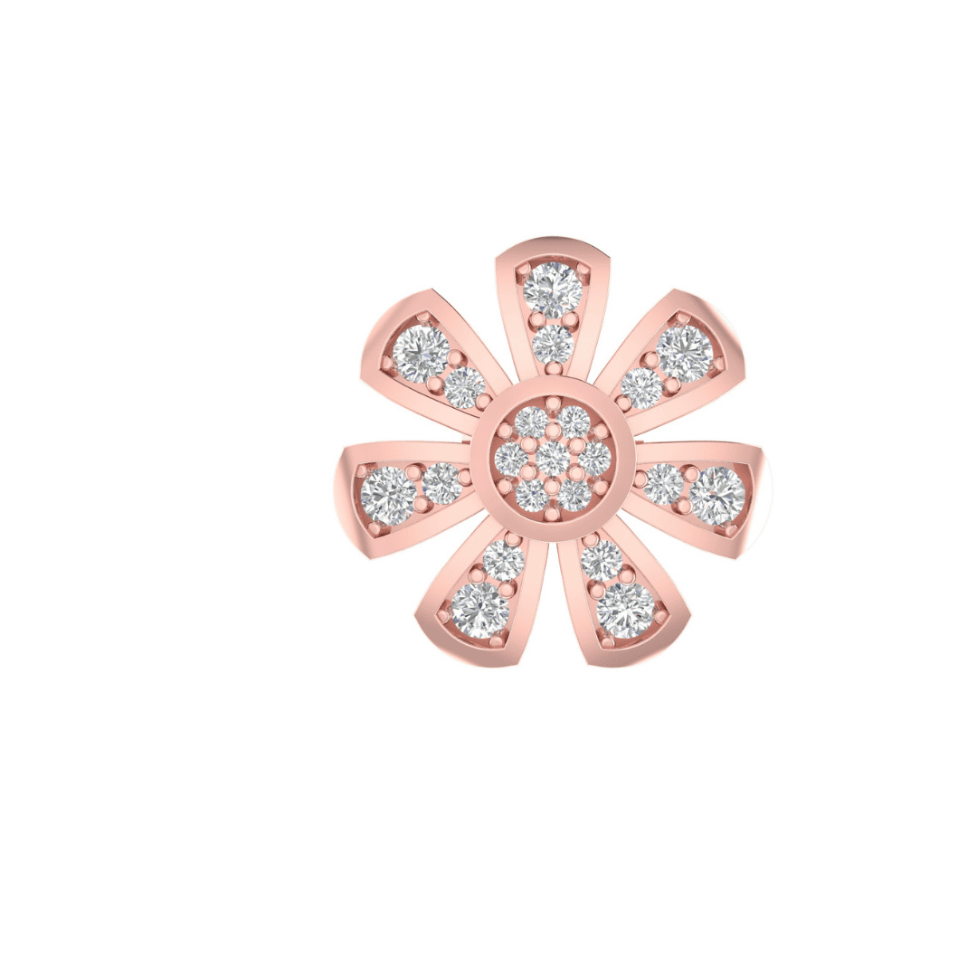 Marivelle Flora Diamond Earrings - Image 6