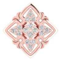 Aurevia Quadrant Diamond Earrings - Thumbnail Image 6