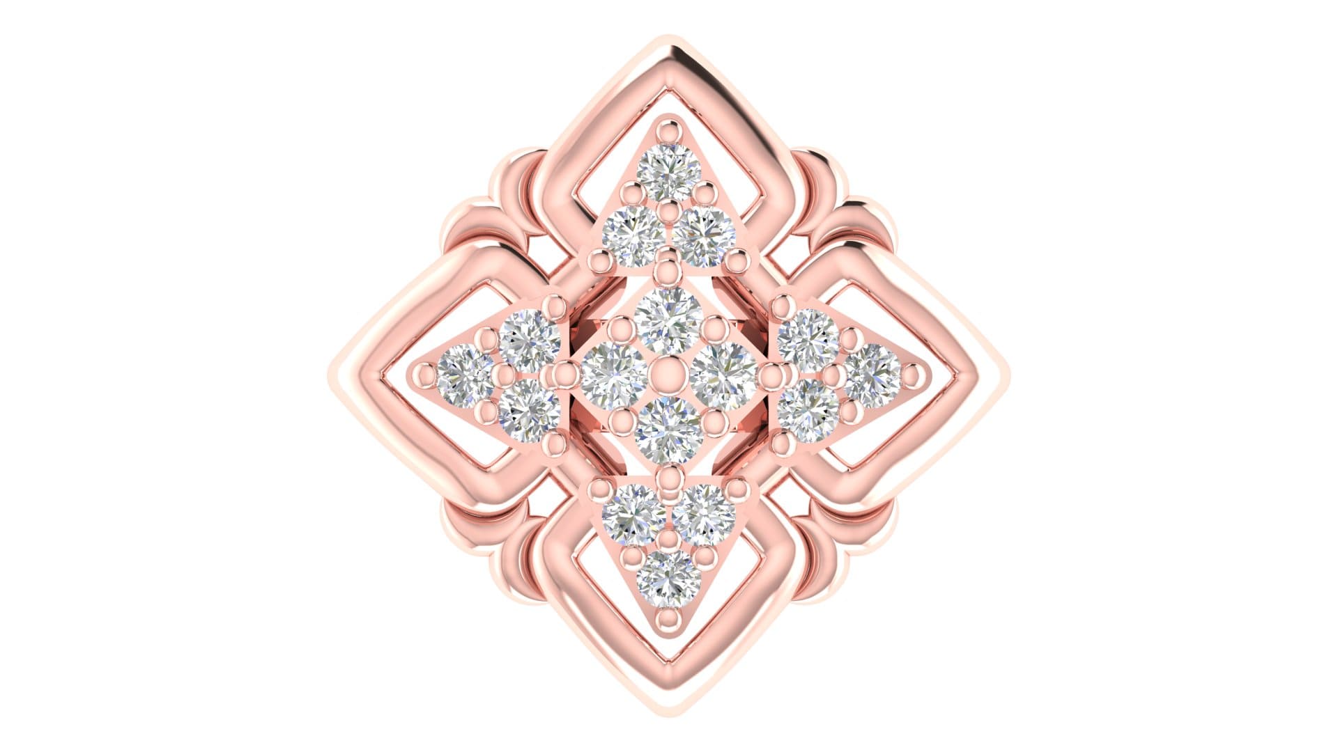 Aurevia Quadrant Diamond Earrings - Image 6
