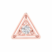 Sorellia Triad Diamond Stud Earrings - Thumbnail Image 6