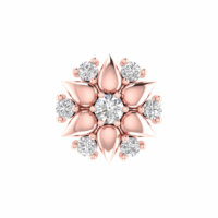 Virellia Fleuris Diamond Earrings - Thumbnail Image 5