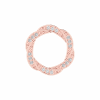 Cirelle Weave Diamond Earrings - Thumbnail Image 6