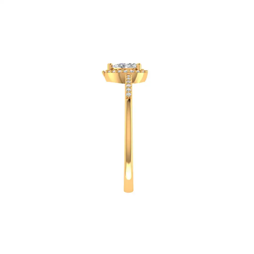 Elaris Halo Diamond Ring - Image 4