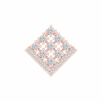 Virelisse Lattice Diamond Earrings - Thumbnail Image 6