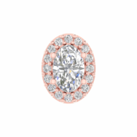 Ophielle Halo Diamond Earrings - Thumbnail Image 6