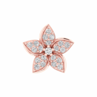 Virellia Petal Diamond Earrings - Thumbnail Image 6