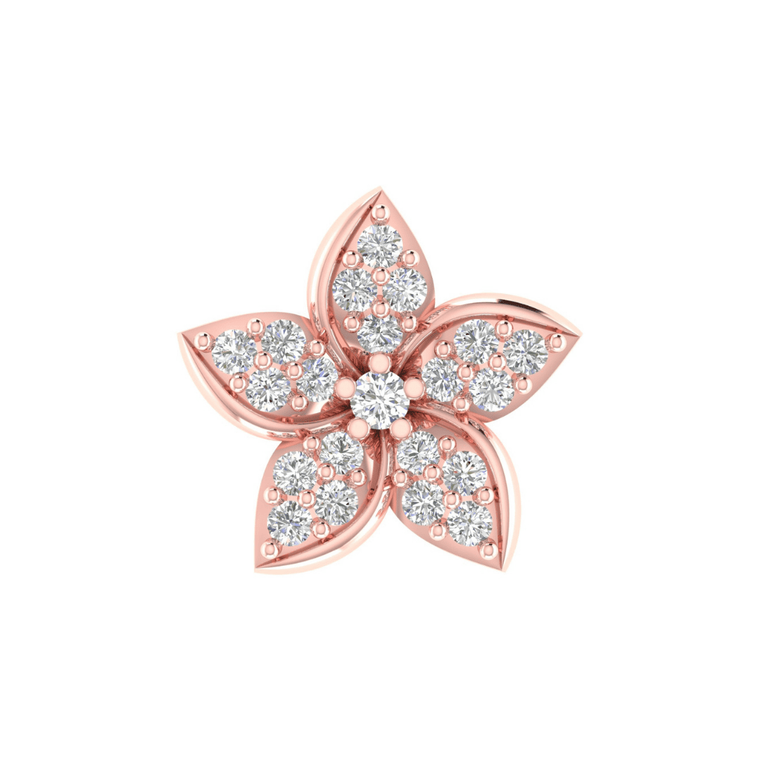 Virellia Petal Diamond Earrings - Image 6