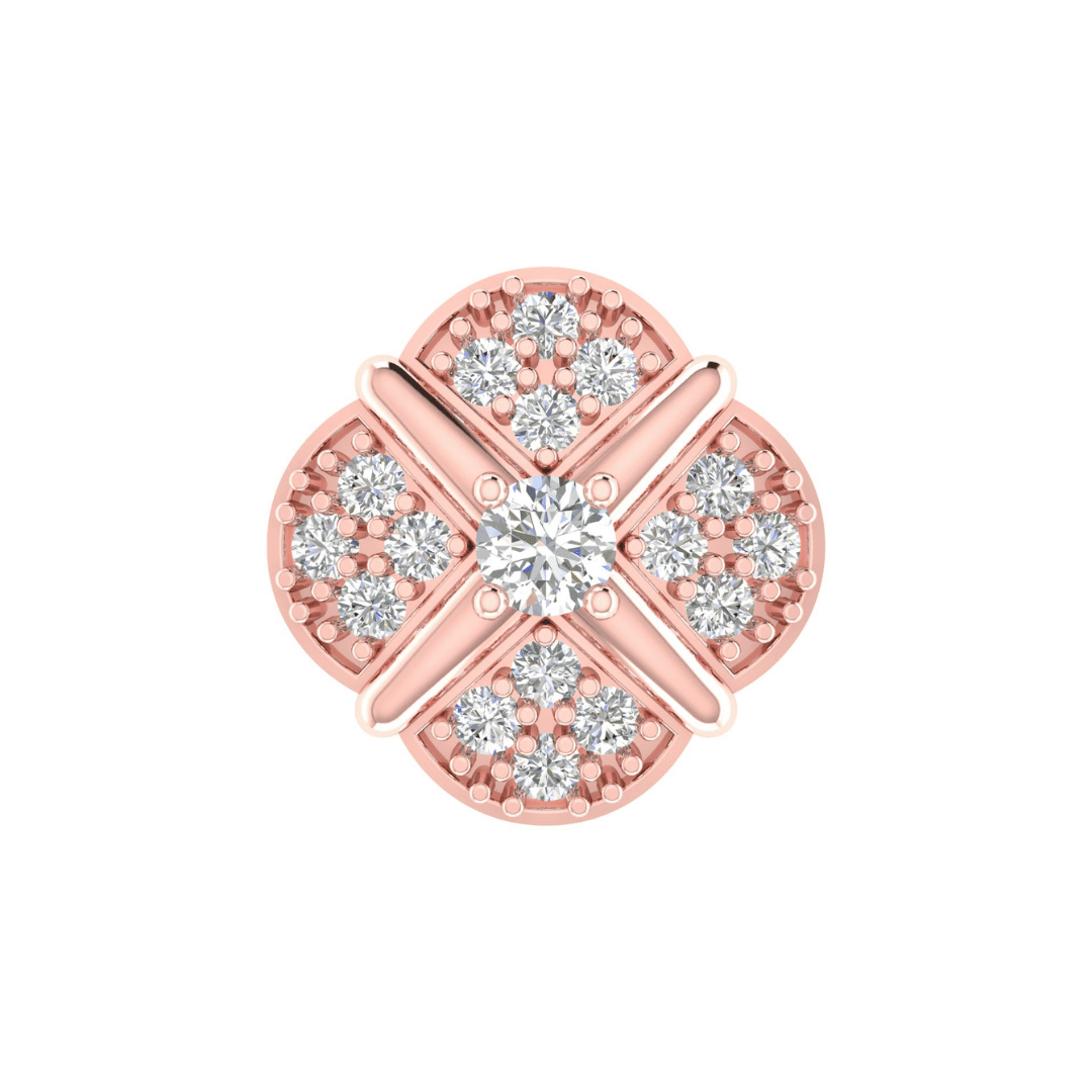 Calithra Crosslight Diamond Earrings - Image 6