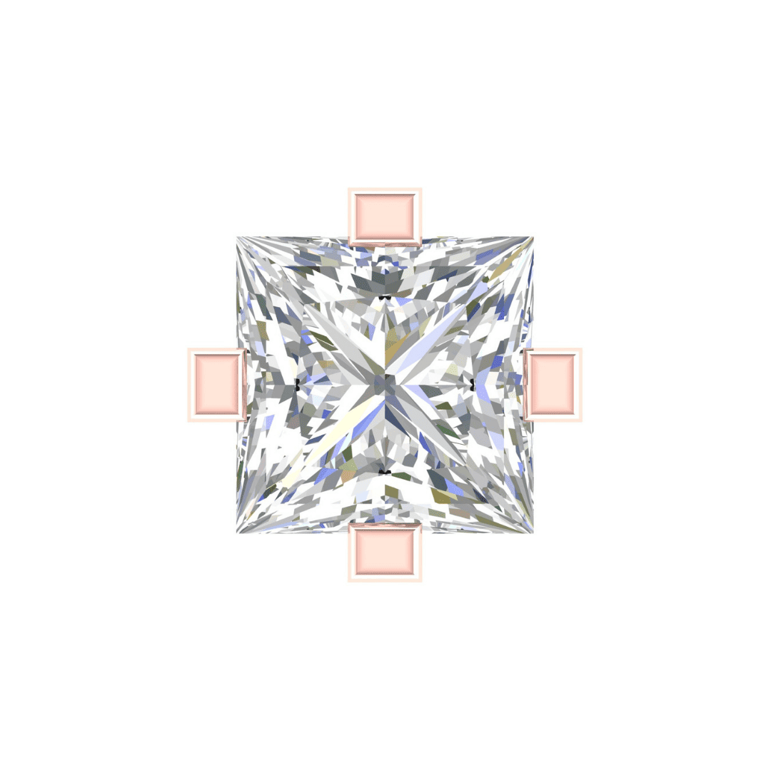 Avelisse Prism Diamond Studs - Image 6