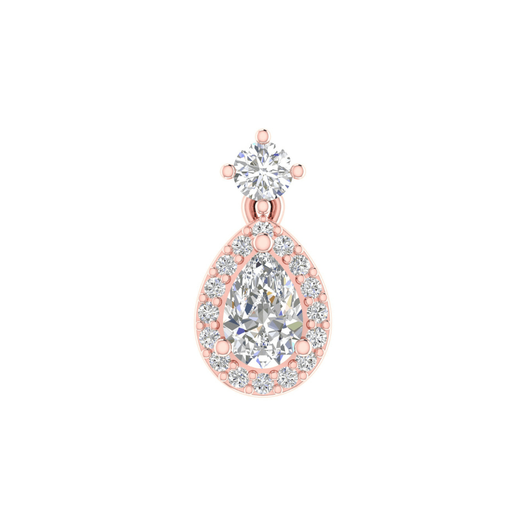 Solenne Cascade Diamond Earrings - Image 6