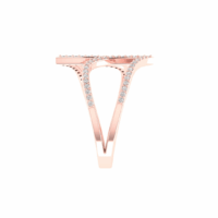 Virellia Twin Arc Diamond Ring - Thumbnail Image 9