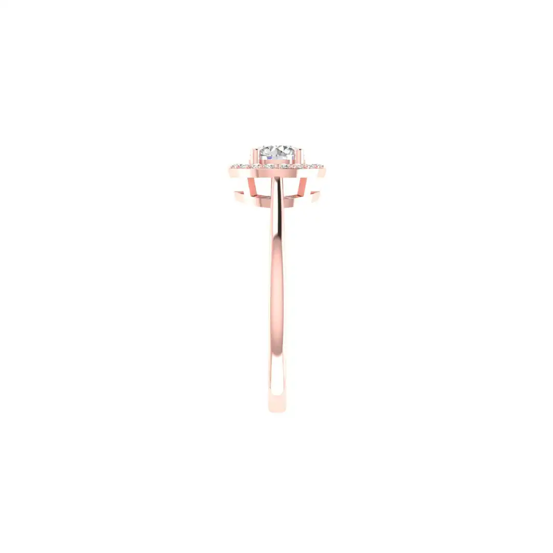 Circle Sparkle Diamond Ring - Image 10