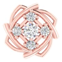 Eternal Bloom Diamond Earrings - Thumbnail Image 6