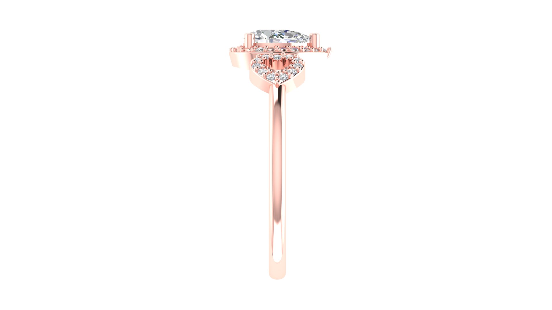 Elegant Three Stone Diamond Ring - Image 9