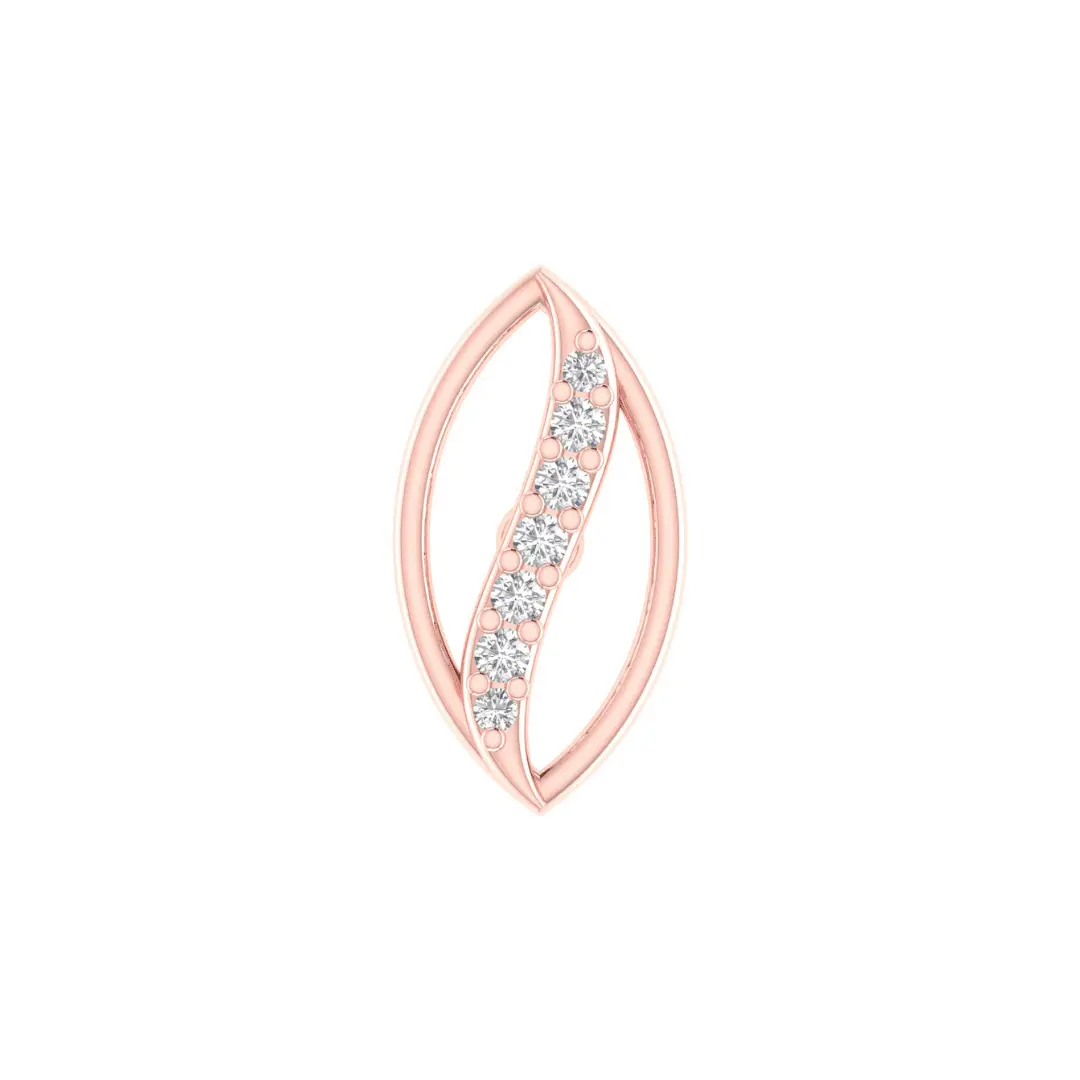 Avelisse Arc Diamond Earrings - Image 6