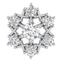 Celestia Bloom Diamond Studs - Thumbnail Image 4