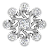 Elowen Verity Diamond Earrings - Thumbnail Image 4